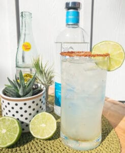 Copycat Texas Roadhouse cactus water cocktail.